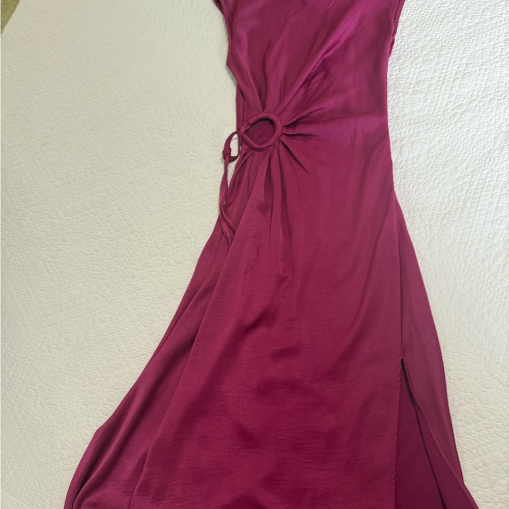 Elegant Magenta Dress